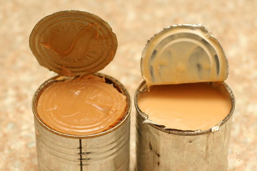 凝縮したミルクを缶で調理する方法は？
