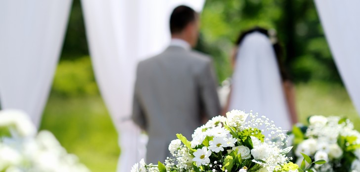 結婚式での誓い：花嫁と新郎の誓いのテキスト