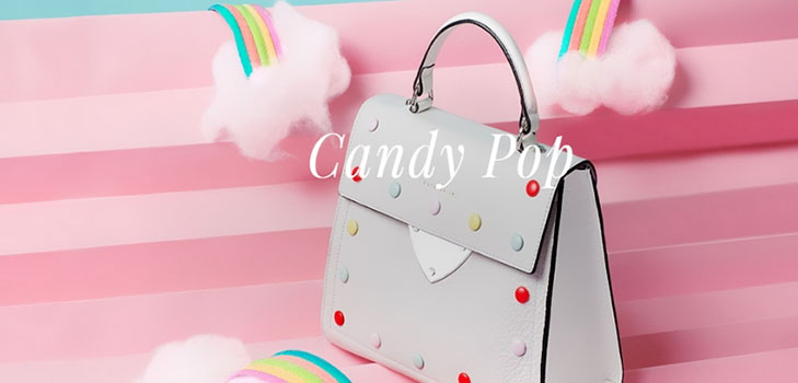 退屈な春のためのCoccinelleキャンディバッグ：Candy Popライン