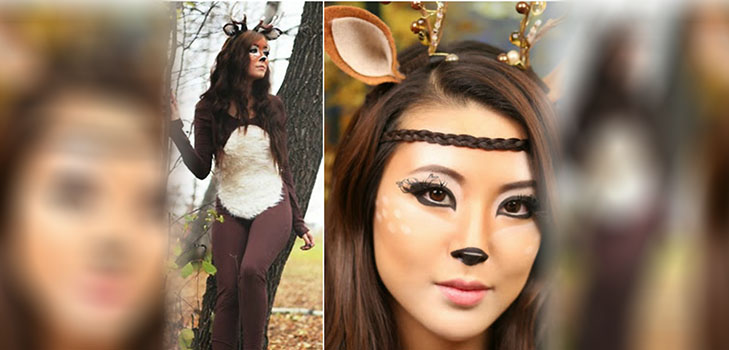 女の子と女の子のハロウィーン2017のコスチューム