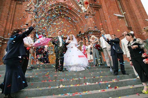 正教会とカトリック教会での結婚式