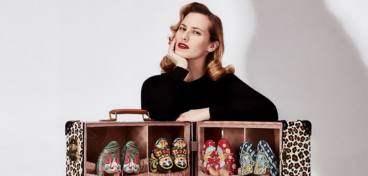 休暇のための時間：travel-collection Globe-Trotter x Charlotte Olympia