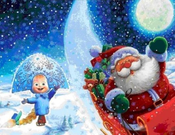 シナリオ幼稚園や学校のための2017年の子供の新年 - 面白い、演劇、おとぎ話、ミュージカル
