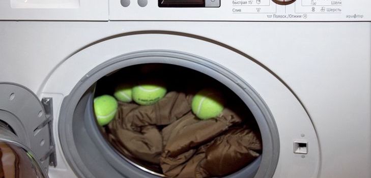 洗濯機でのダウンジャケットの洗濯は簡単です