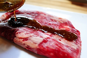 ペッパーとオリジナルの肉サラダのレシピの写真