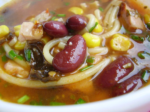 豆のスープを作る方法
