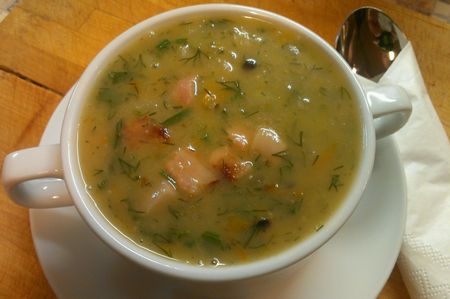 エンドウ豆スープを作る方法