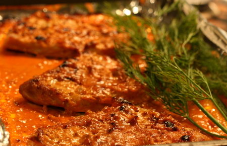 緑のある肉