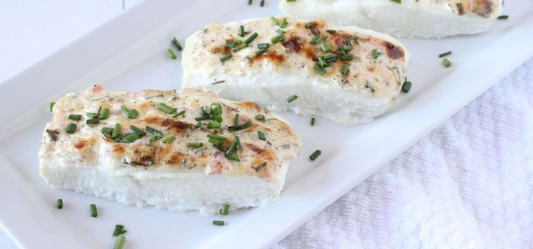 オーブンで焼くハリバット