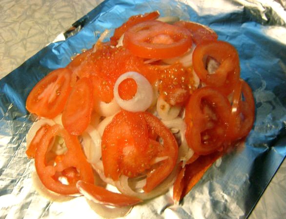 野菜とチキン
