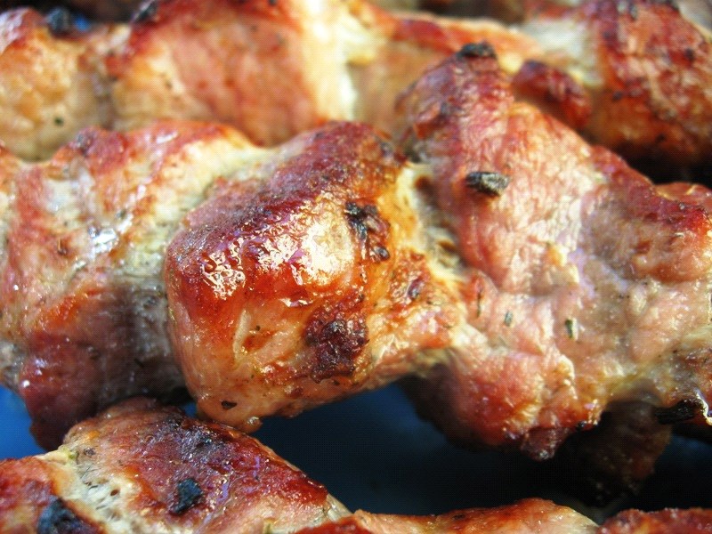 揚げた肉