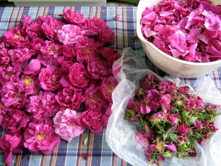 バラの花びらからのジャム バラの花びらからのジャム