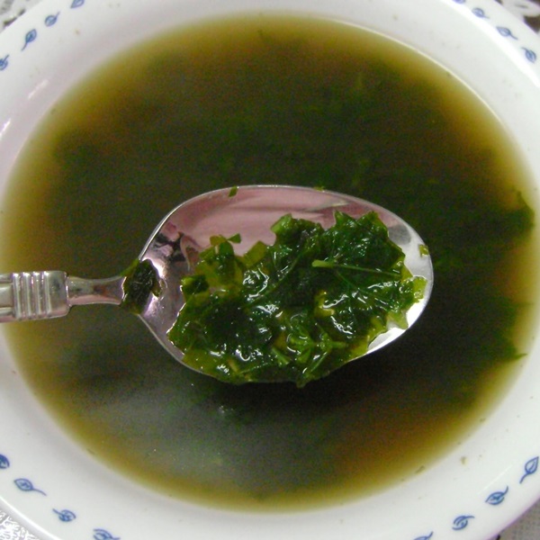 おいしいジューシーなイチゴのスープ