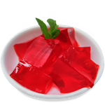 冬のラズベリーからのゼリー