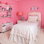 女の子のための部屋のインテリア