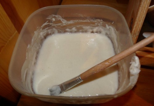 どのように小麦粉のペーストを調理するのですか？