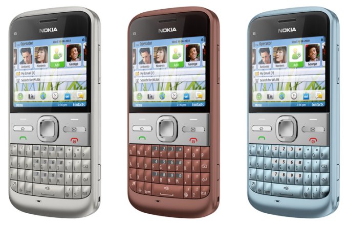Nokia E5スマートフォン