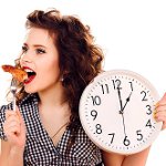 減量の分数食事